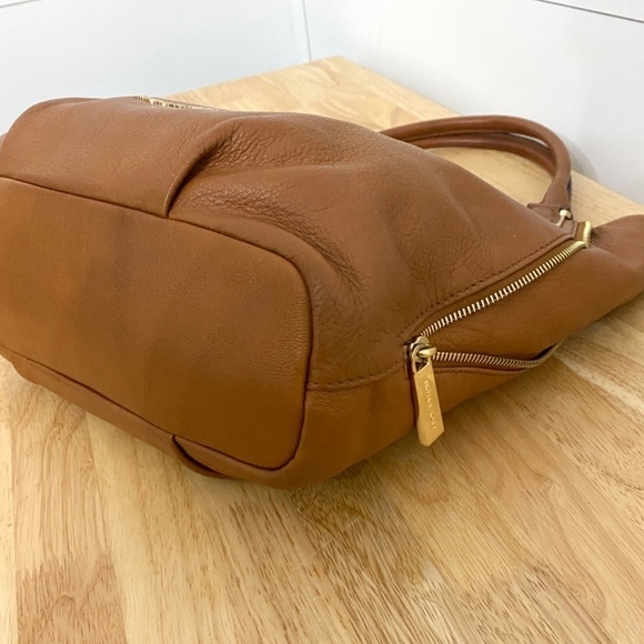 Michael Kors Vanessa Leather Shoulder Bag in Luggage /Tan - Picture 8 of 15